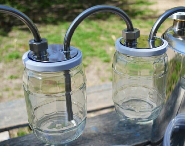 самогонный аппарат с сухопарником и барботером двойной перегонки