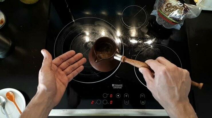 как правильно варить зерновой кофе в турке 