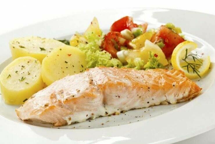 Запечённая горбуша