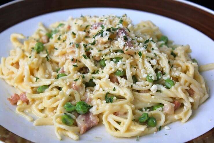 паста карбонара 